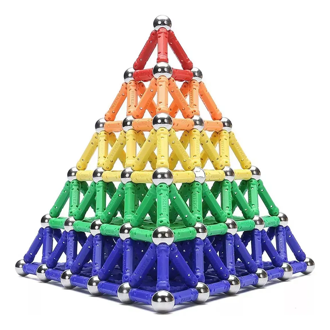 Juego Palos Construccion Educativo 138 piezas
