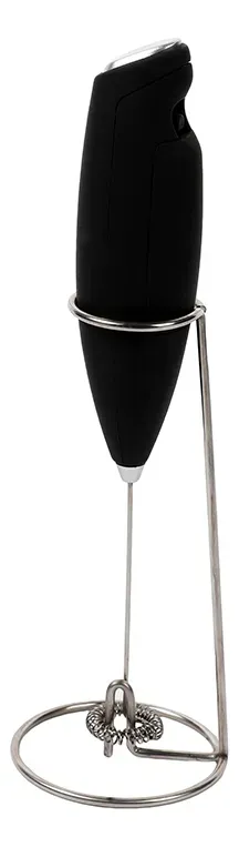 Batidor De Café Con Soporte Mezclador De Mano - Materiales acero Inóxidable y Plástico