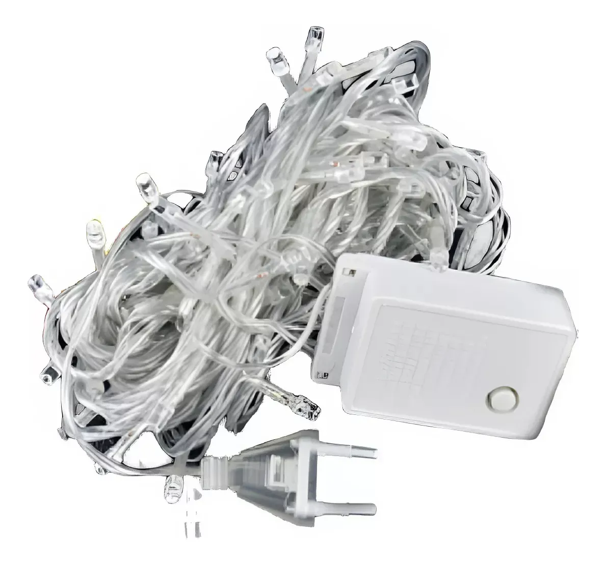 Luces De Navidad X100 Led Blanco Frio De 10m Voltaje 220V