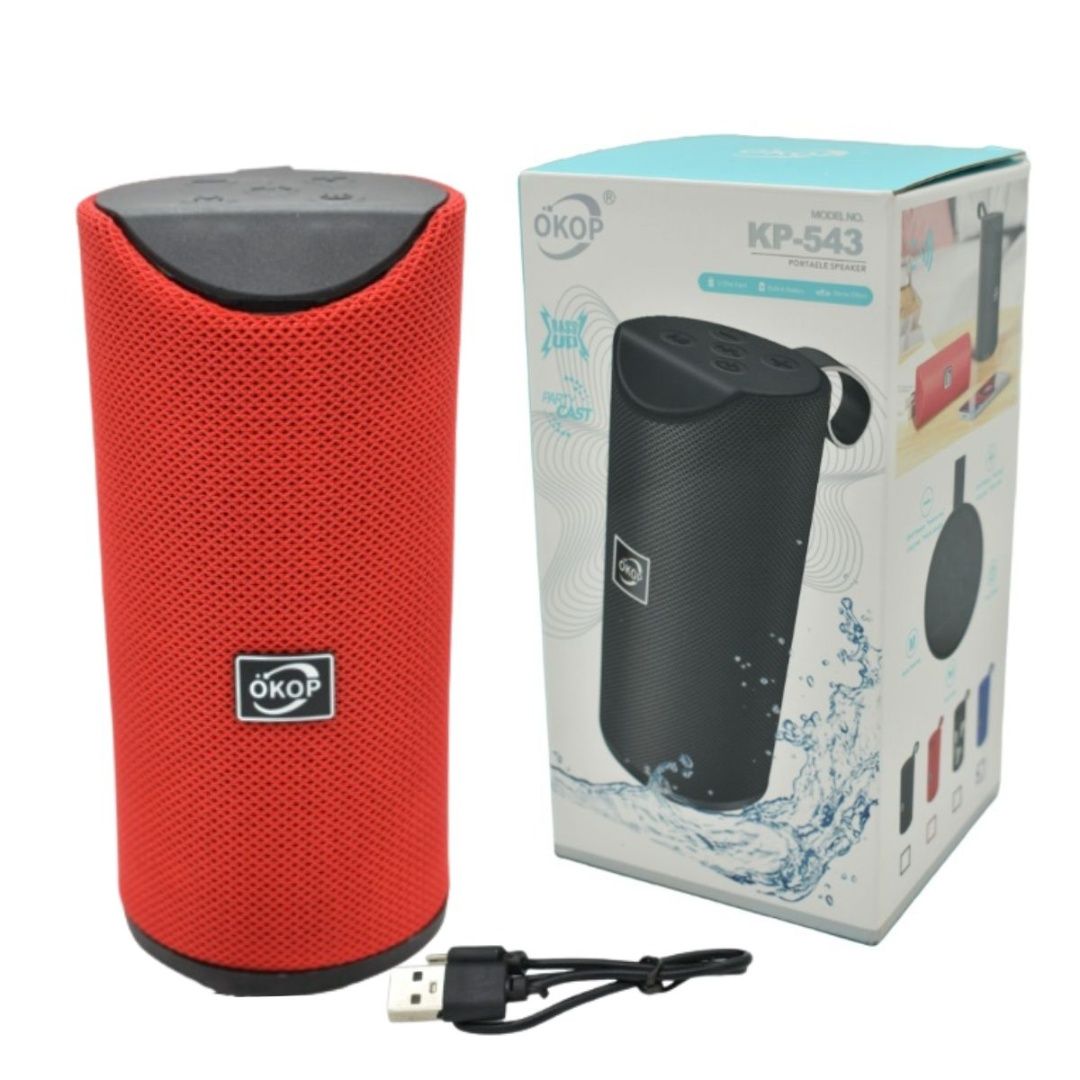 Parlante Bluetooth Kp-543 Portatil Cable USB de Carga