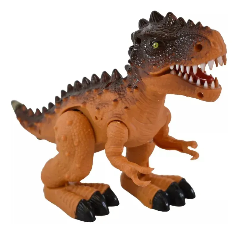 Dinosaurio Con Luz Sonido Y Movimiento 20 Cm A Pilas