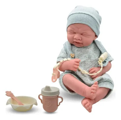 Muñeco Bebé Recien Nacido Realista Con Ropa Accesorios 36 Cm