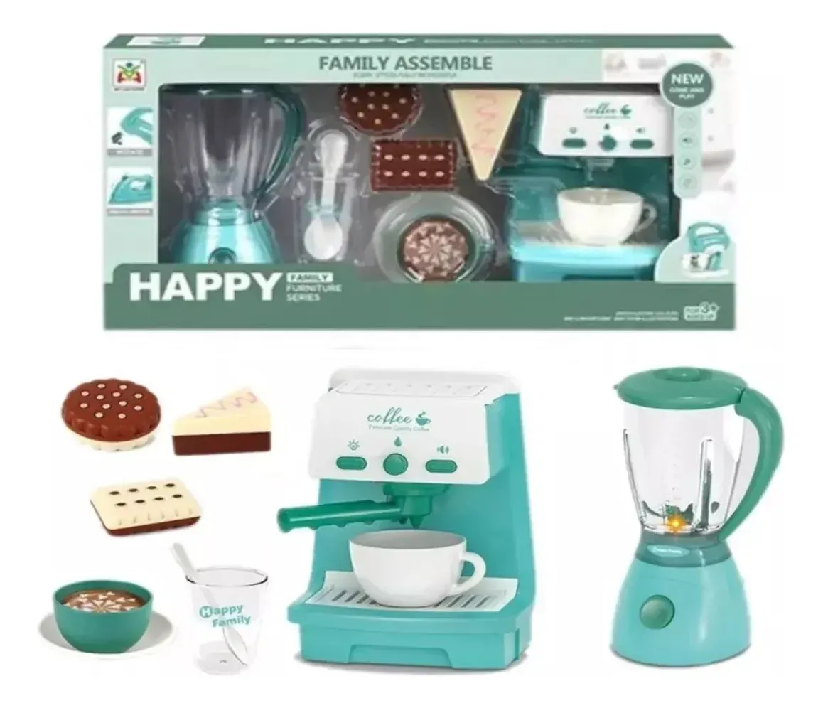 Electrodomésticos Con Luz Y Sonido Set De Juguete Infantil