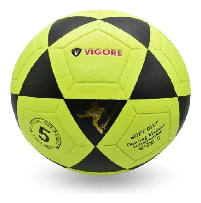 Pelota De Fútbol Fluo No 5 Vigore Inflada 280gr