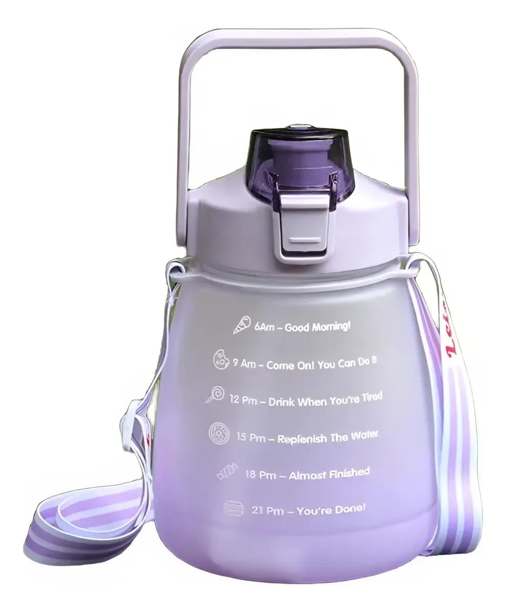 Botella Marcadores de tiempo motivacional Capacidad 1300ml