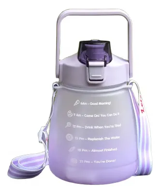 Botella Marcadores de tiempo motivacional Capacidad 1300ml