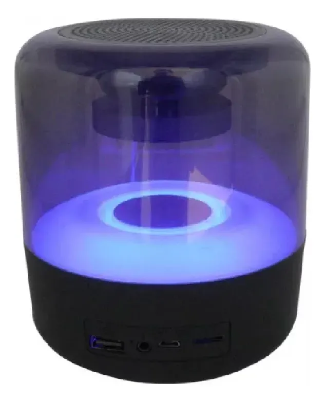 Parlante Portátil Inalámbrico Con Luz 5w De Potencia