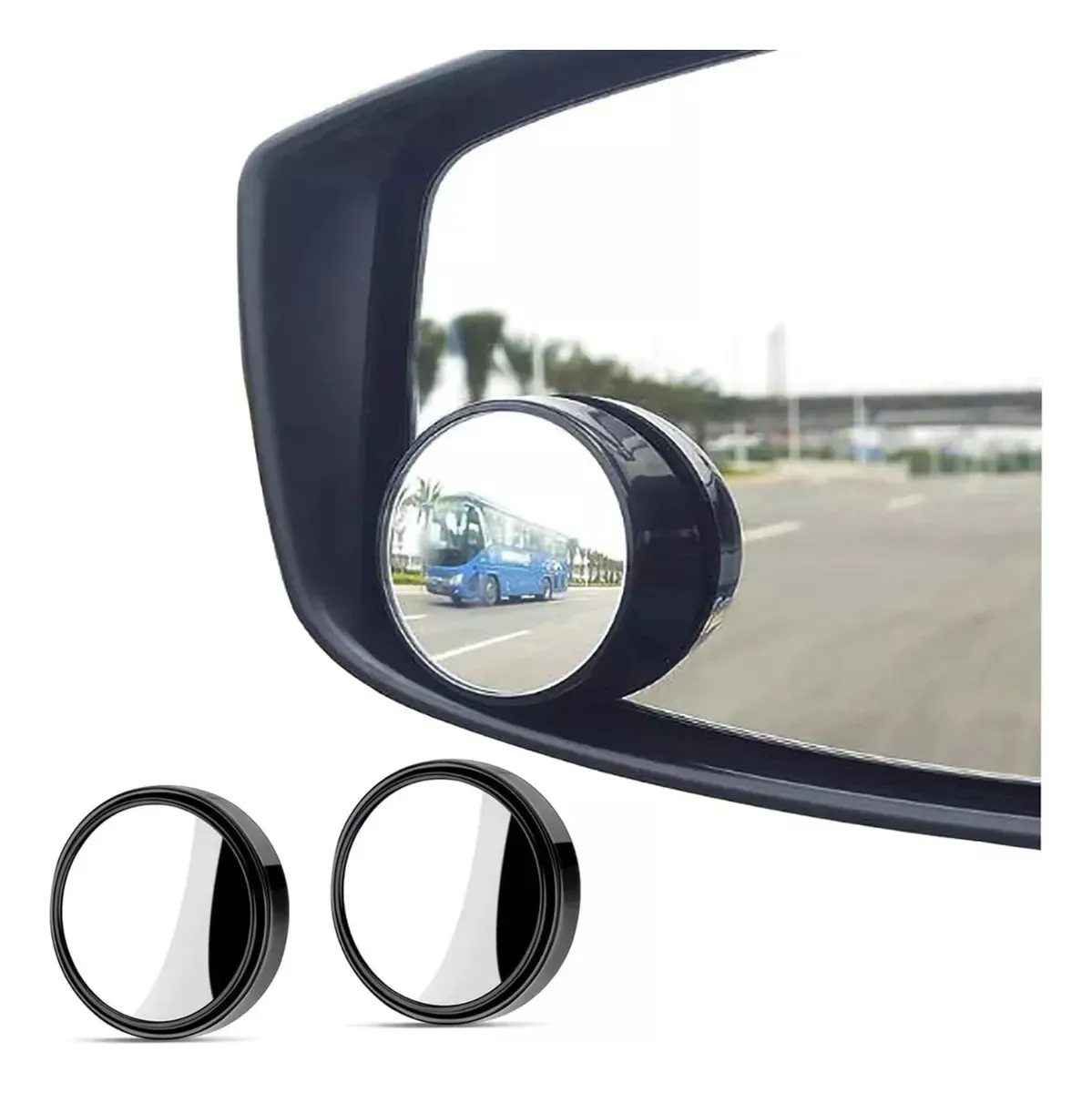 Espejo Retrovisor Para Puntos Ciegos Auto Moto Camión Rotación de 360  X2 unidades