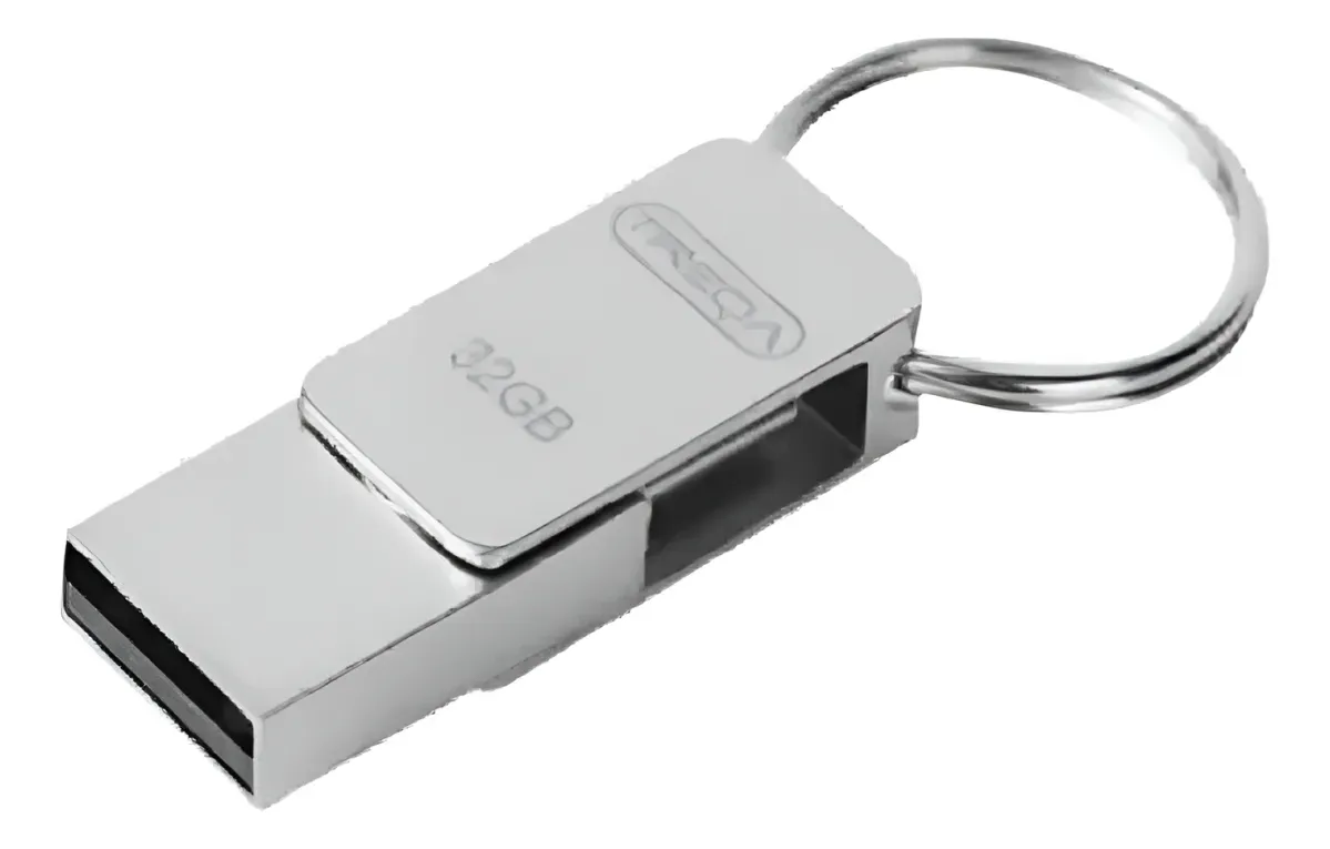Pendrive Treqa Usb Y Tipo C 3.0 32 Gb Para Celular Y Pc