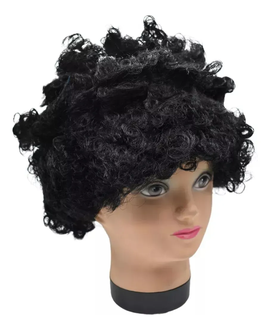 Peluca de 75gr Peluca Afro Medidas 26x21cm Color Negro