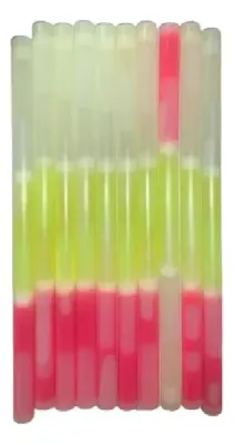 Vara Flúo Química Para Cotillón De 30cm De Largo 10 Unidades
