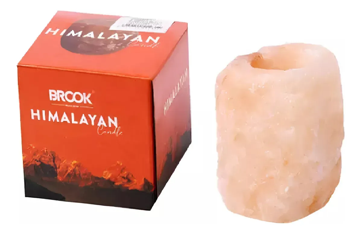 Lámpara De Sal Himalaya Candelabro De Sal