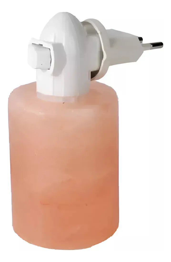 Lámpara De Sal Himalaya Forma Cilíndrica 8 Cm
