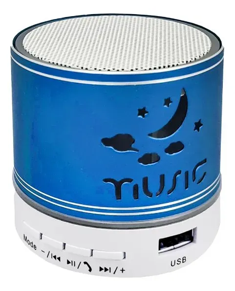 Parlante Cilindro Bluetooth 10 mts/sd/fm C/mic Abs + Aluminio.