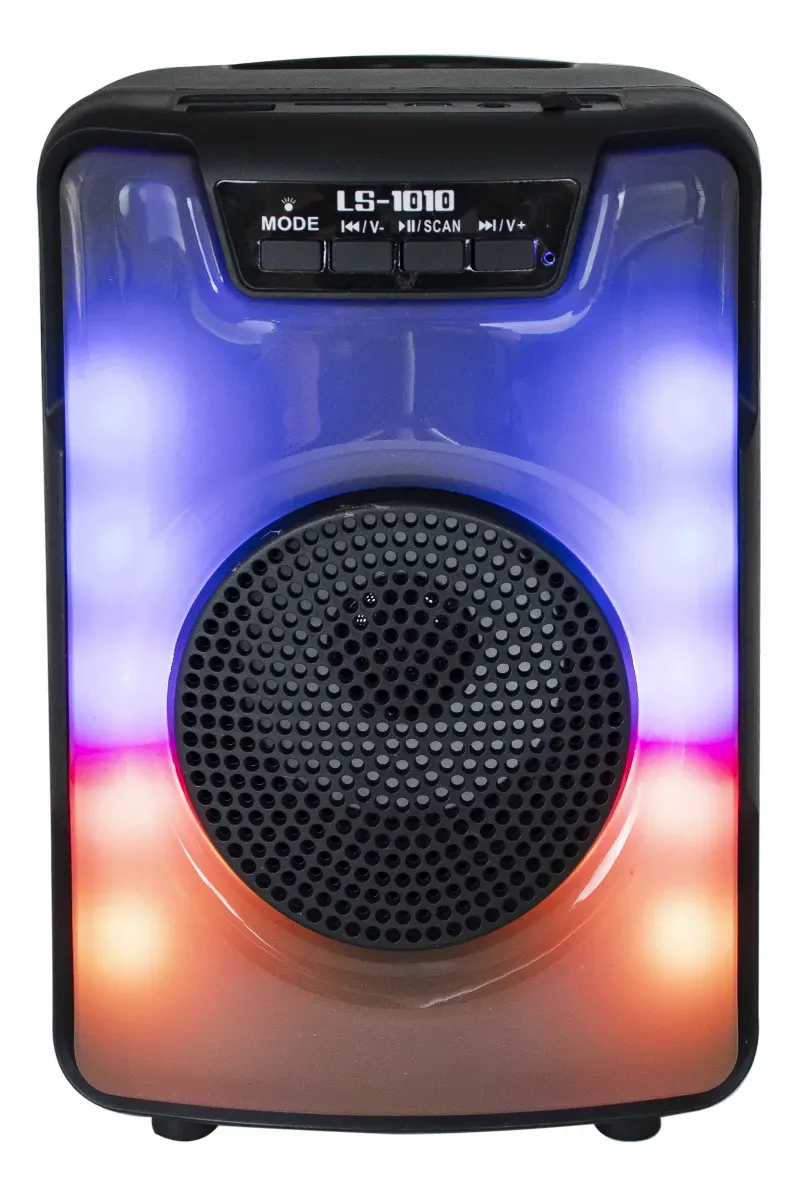 Parlante Portatil Rgb Bt Usb Sd Aux Modelo Ls-1010 3 Pulgada