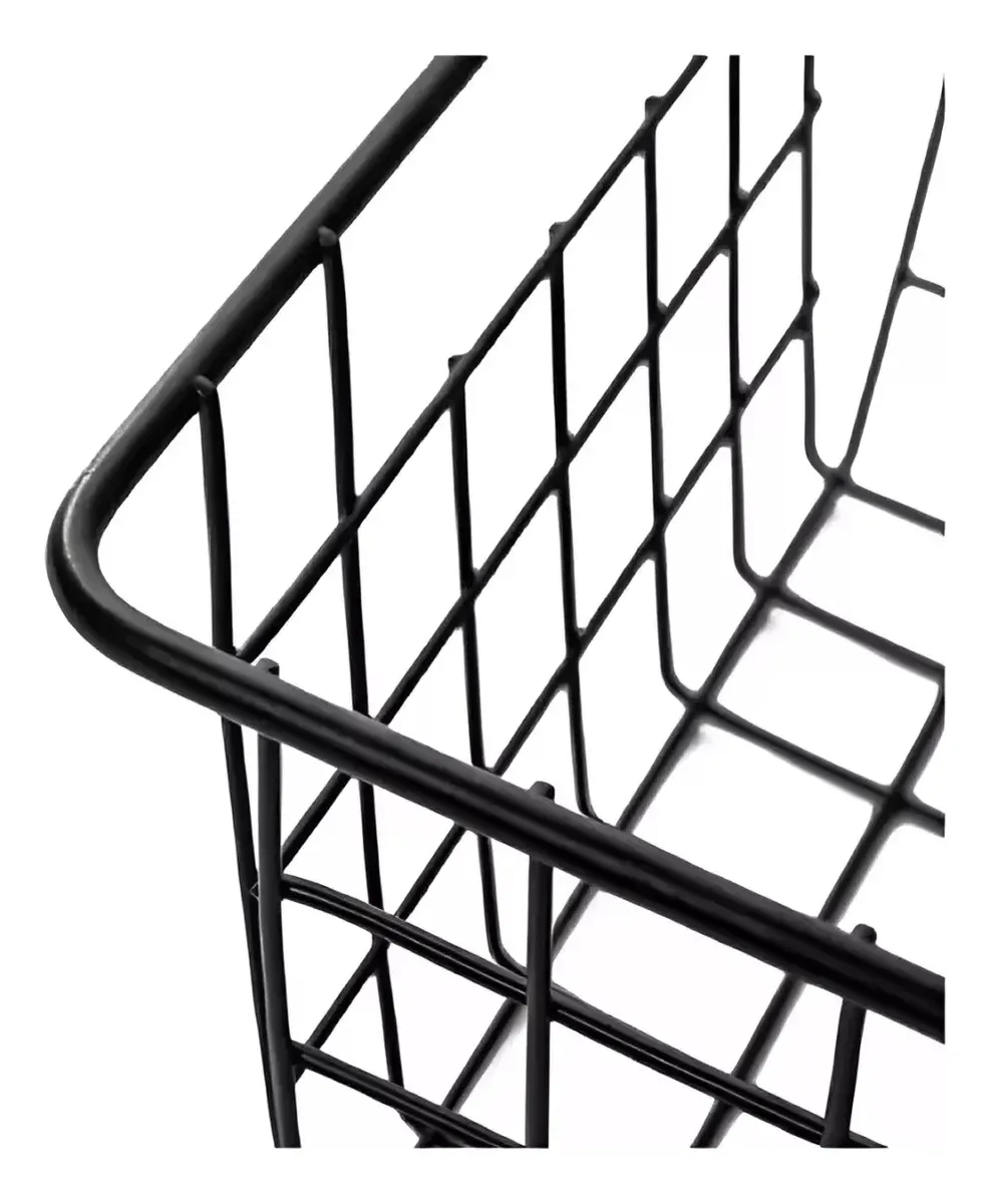 Cesta Metal Organizador Mediano Estructura Duradera