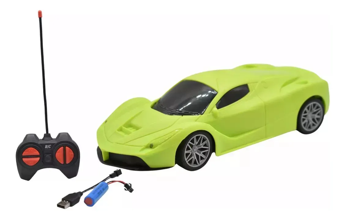 Auto Con Batería Recargable A Control Remoto De Pilas
