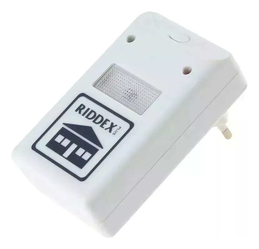 Repelente De Insectos Y Roedores Riddex 220v Blanco