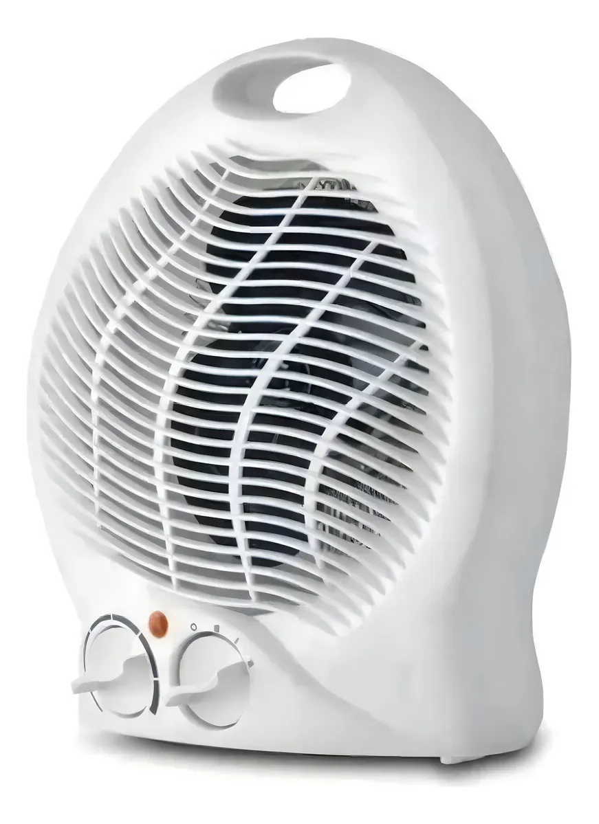 Caloventilador Con Termostato Con Ventilador / 2000w Color Blanco