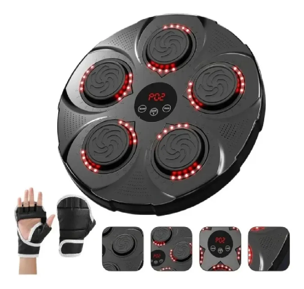 Maquina Boxeo Inteligente Entrenamiento Musica Bluetooth 5 Golpes Fitness