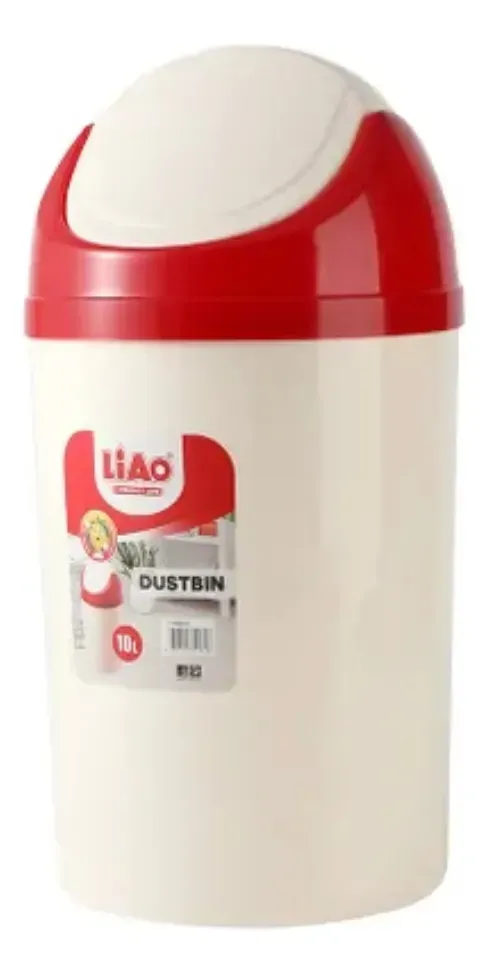 Basurero Liao 10 Litro Cubo De Basura De Plástico