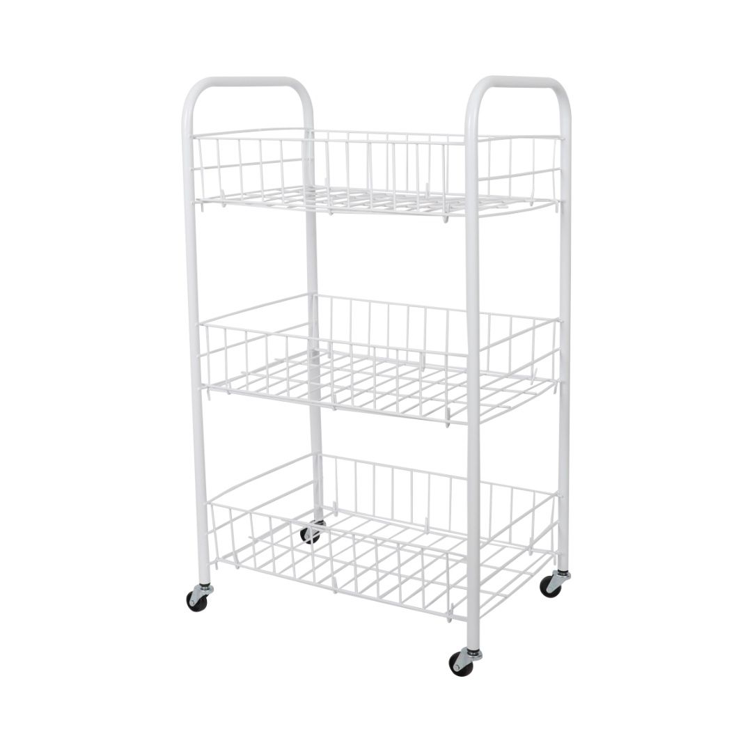 Carrito Organizador, Frutero, Soporte Organizador Con Ruedas 64 x 35 x 24 cm