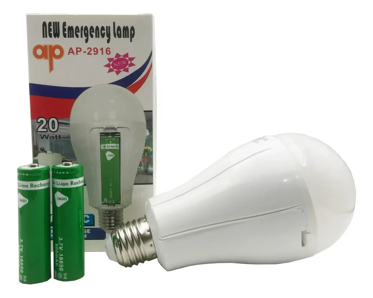 Batería De Emergencia Recargable Led Bombilla