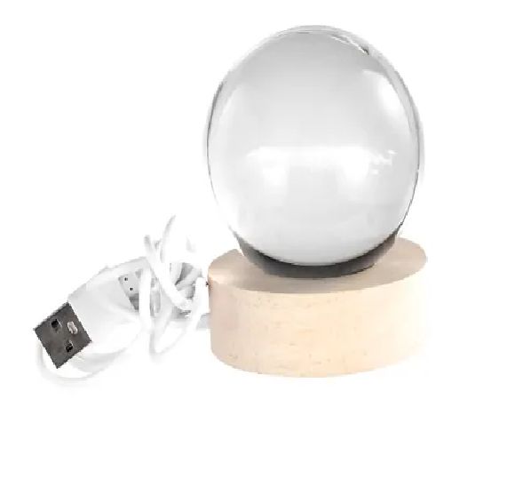 Luz Nocturna De Bola De Cristal Del Universo