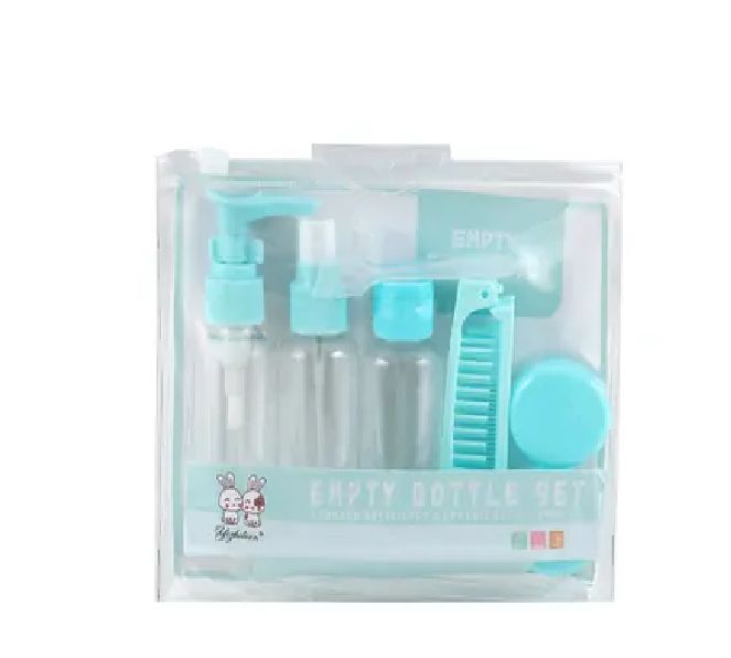 Atomizador Juego De Botellas De Spray De Viaje 8 Piezas Azul