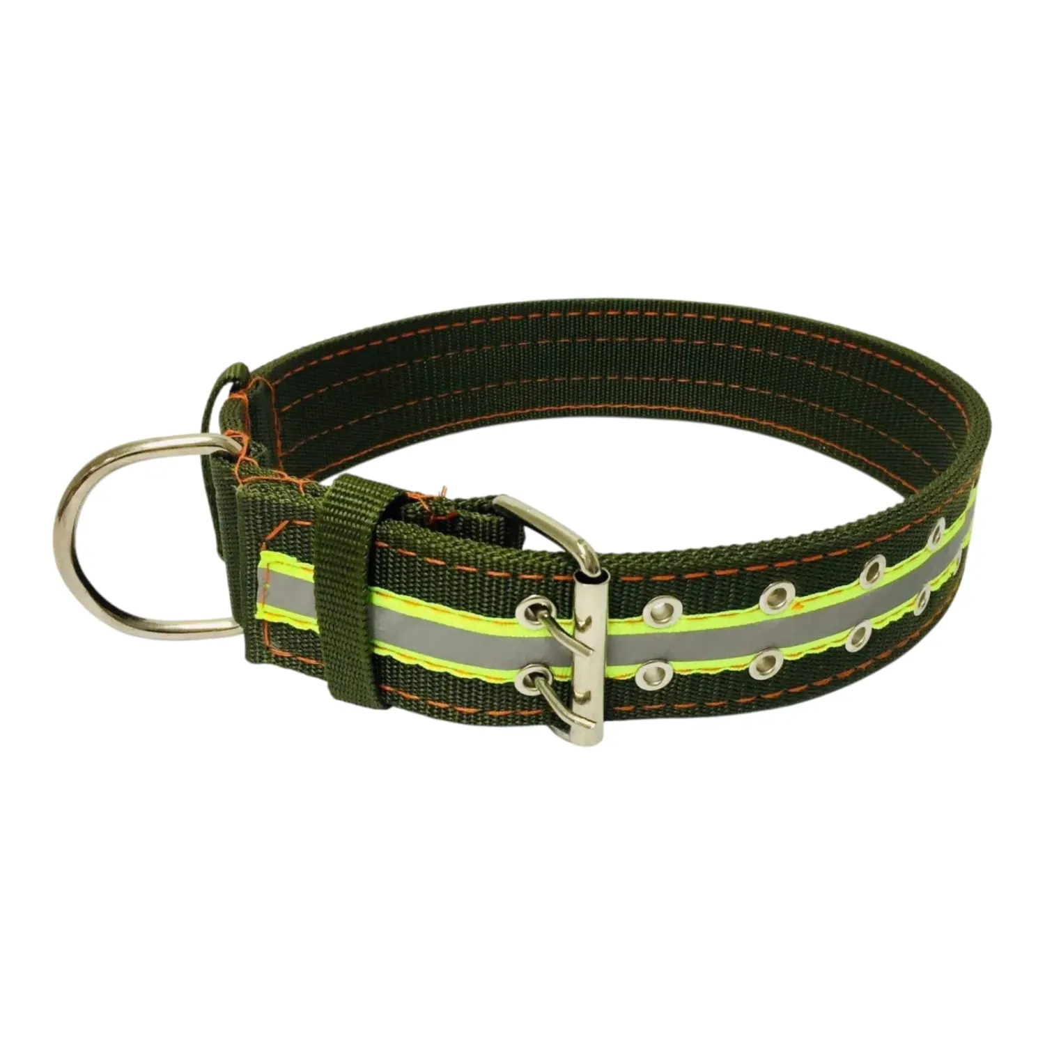 Collar Reforzado Para Perros Mascotas Collar Grande Verde Grande