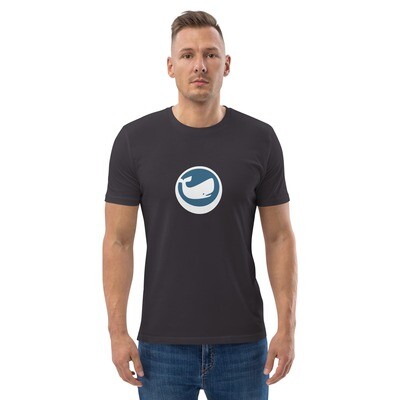 White Whale Logo Unisex organic cotton t-shirt (White)