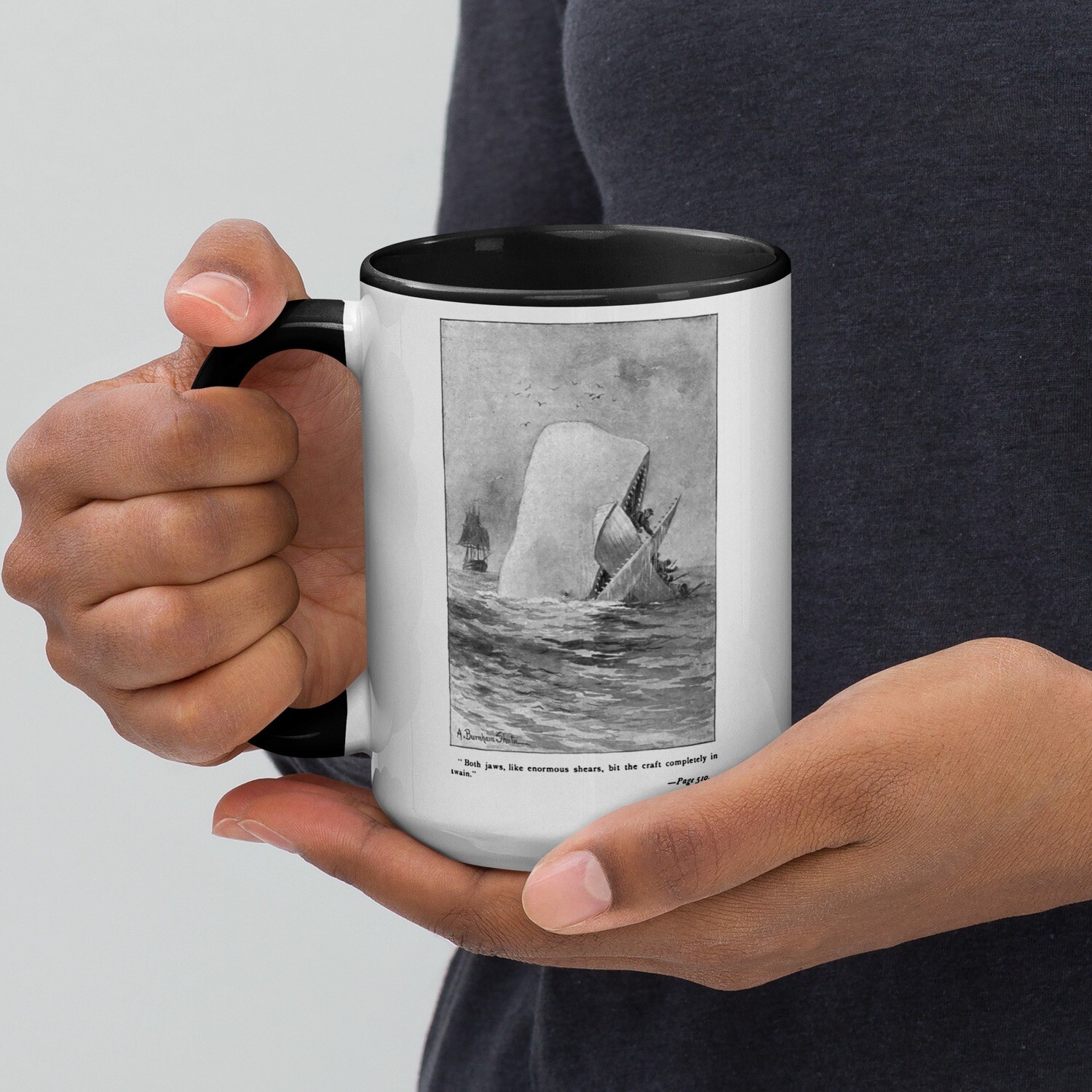 Moby Dick - Mug with Color Inside