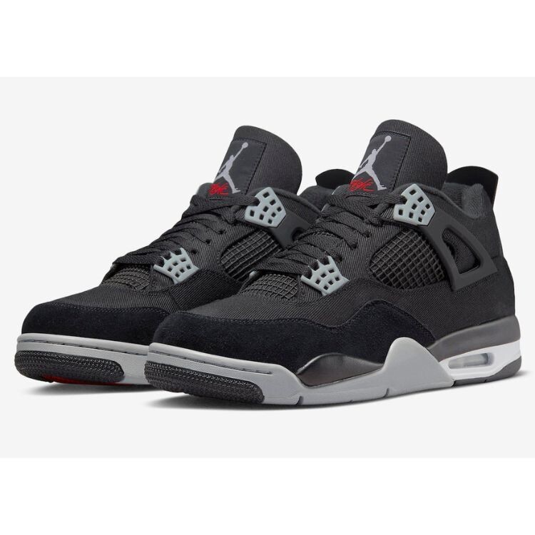 Jordan 4 Retro SE Black Canvas