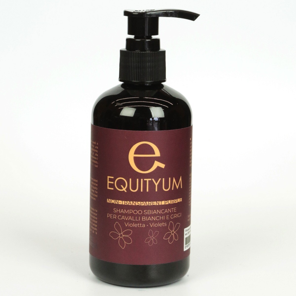 Shampoo Equityum Cavalli Grigi Parma Violets, Shampoo e Profumi Preziosi per il Tuo Cavallo, Ingredienti e Formulazioni Esclusive