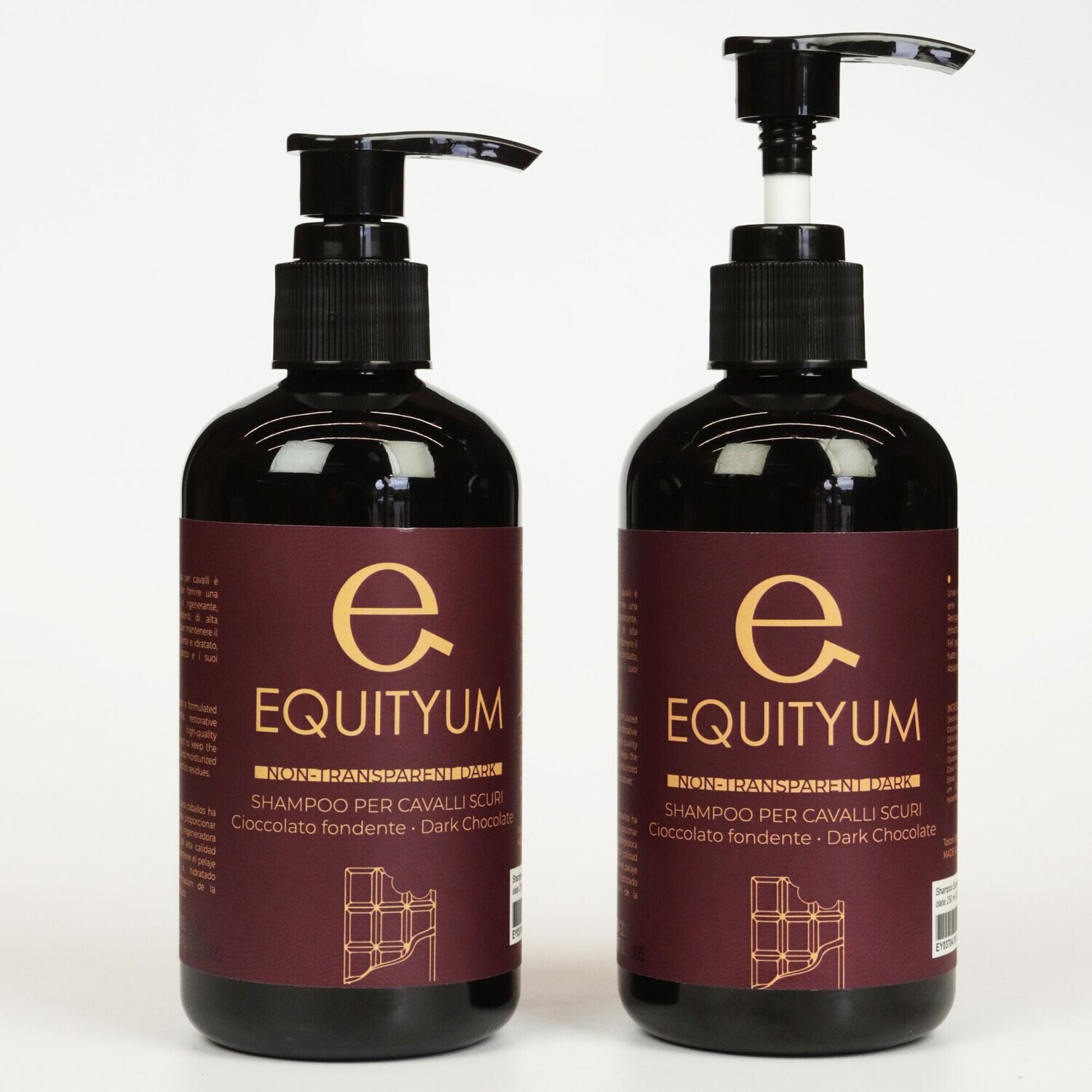 Shampoo Equityum Cavalli Scuri Dark Chocolate, Shampoo e Profumi Preziosi per il Tuo Cavallo, Ingredienti e Formulazioni Esclusive