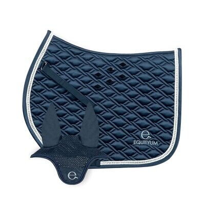 Sottosella Salto+Cuffia Equityum Esme, Alta Qualità, Design Italiano, Materiali Innovativi, Traspirabilità e Dettagli Raffinati per il Comfort del Cavallo