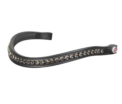 Frontalino Equityum Swarovski modello Iris, Materiali Morbidi e Resistenti, Confortevole e Efficiente, Decorazioni di Pregio, Stile Unico