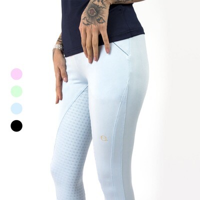 Leggings Equitazione Donna Equityum Nala,  Alta Qualità, Materiali Elastici e Resistenti, Full Grip, Confortevoli e Efficienti, Design Italiano