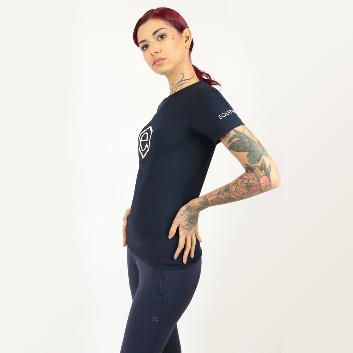 Leggings Donna Equityum Maris, Alta qualità, Materiali Elastici e Resistenti, Full Grip, Confortevoli e Efficienti, Design Italiano