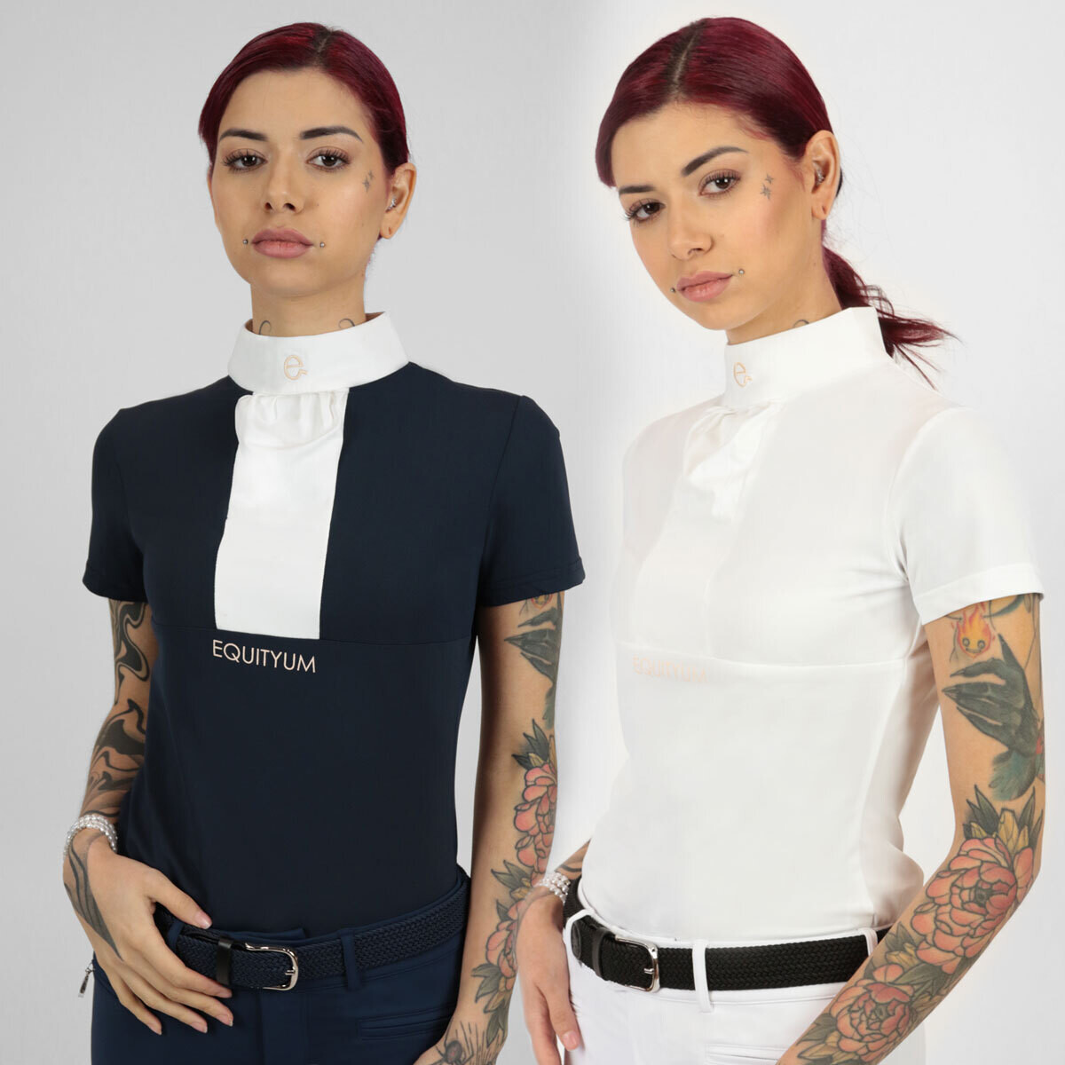 T-Shirt Concorso Donna Equityum Ada , Eleganza Italiana e Funzionalità Tecnica per il Cavaliere e l’Amazzone, Tessuto Traspirante T-Shirt Concorso Donna Equityum Ada , Eleganza Italiana e Funzionalità Tecnica per il Cavaliere e l’Amazzone, Tessuto Traspirante