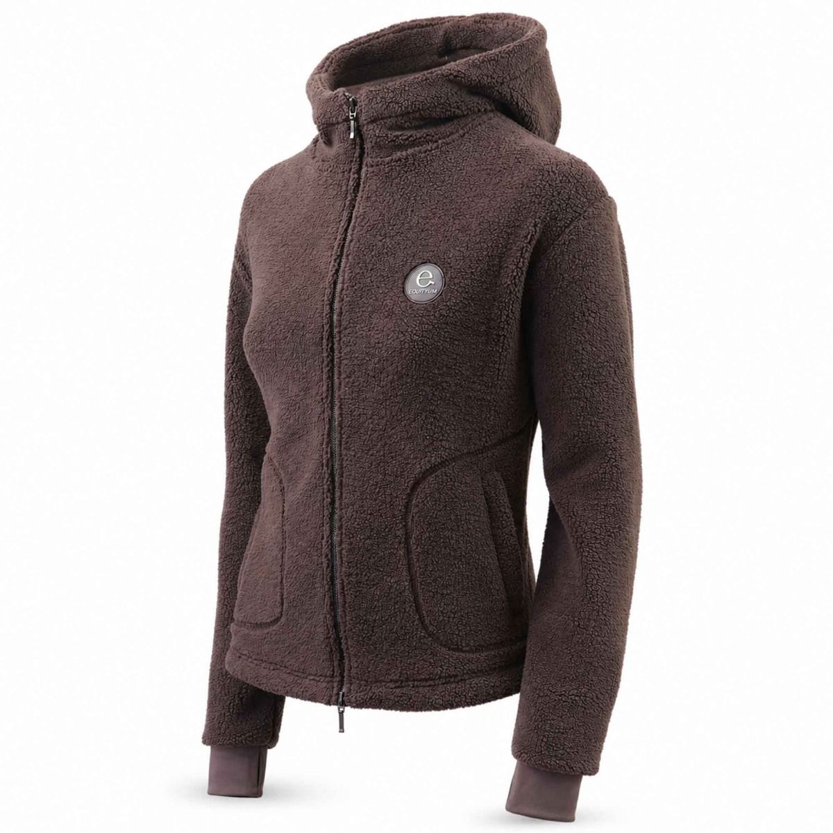Felpa Donna Equityum Teddy Agata, Colore: Prugna, Taglie: XS