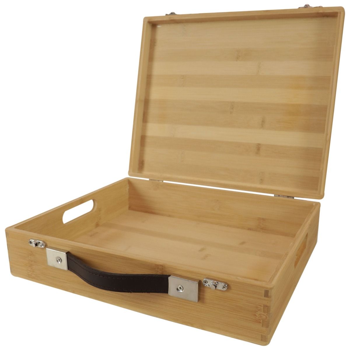 Valigetta Equityum In Legno Porta Spazzole, Colore: Beige