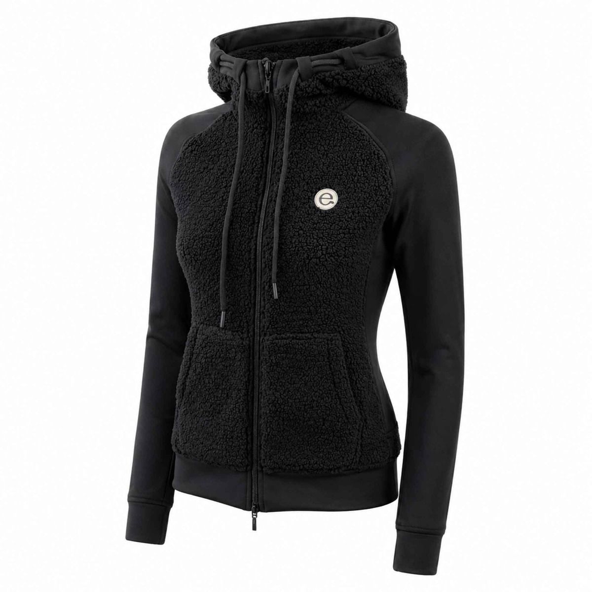 Felpa Donna Equityum Teddy Mix Talia, Colore: Nero, Taglie: XS