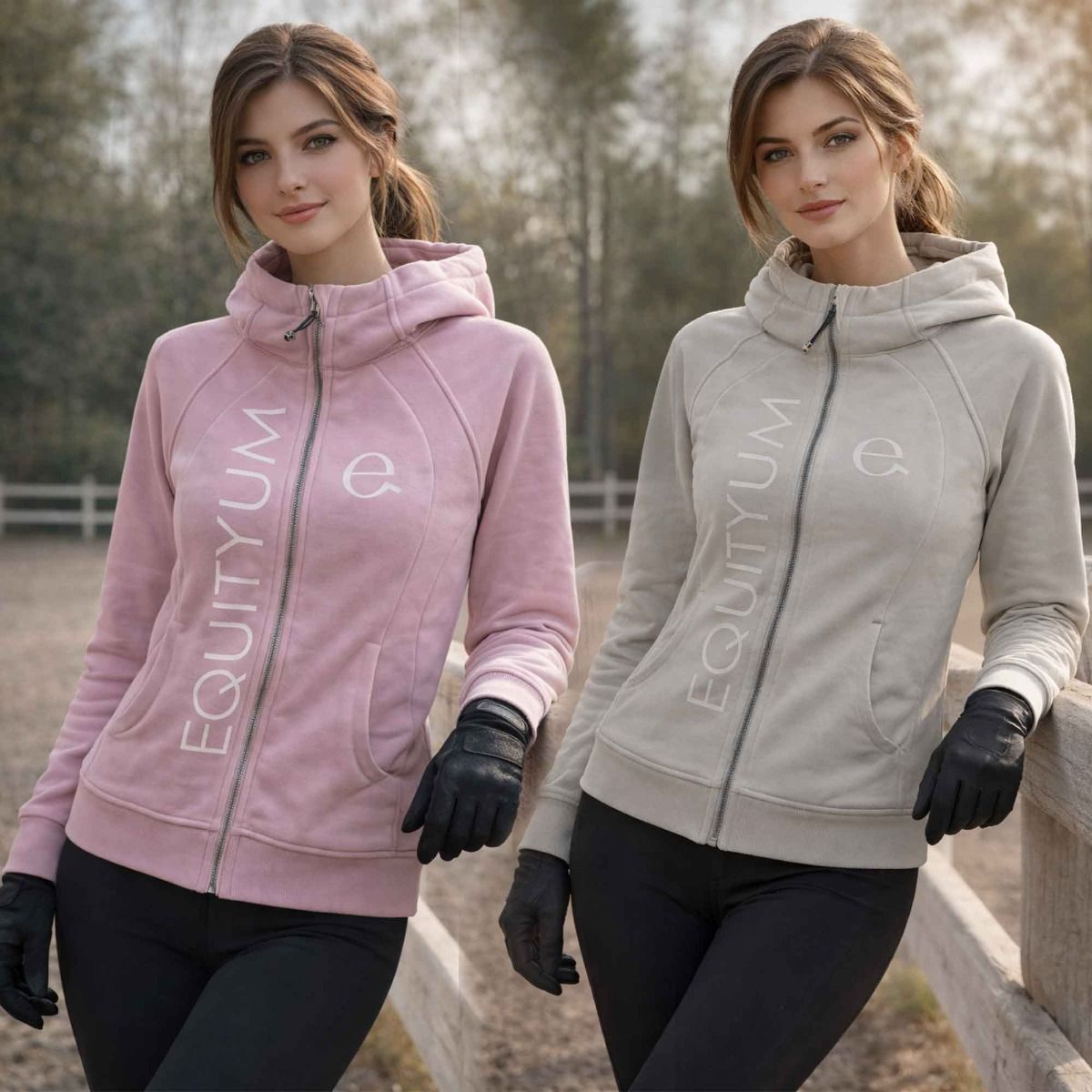 Felpa Equitazione Donna Equityum Olivia