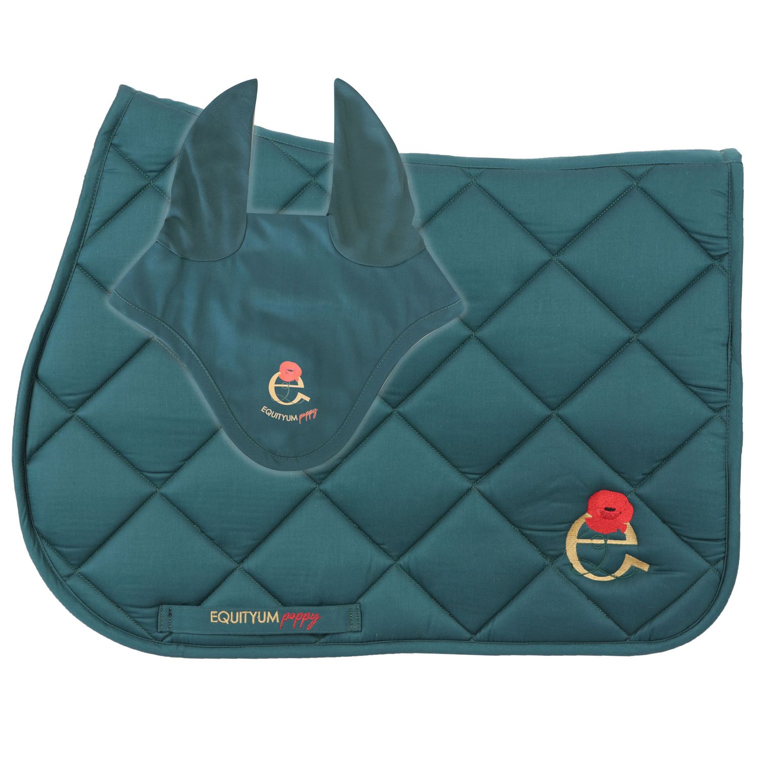 Sottosella + Cuffietta Equityum Poppy, Colore: Verde, Taglie: Cob