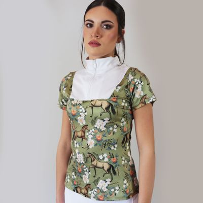 T-Shirt Gara Equityum Donna Camilla Flower