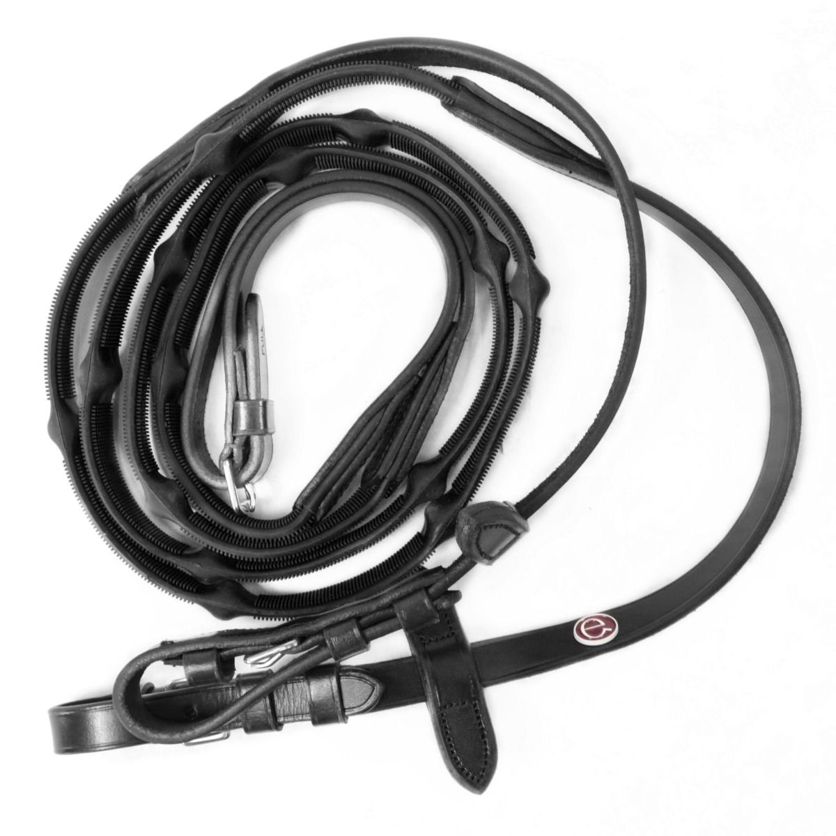 Redini Equityum In Cuoio E Gomma Padded, Colore: Nero, Taglie: Full