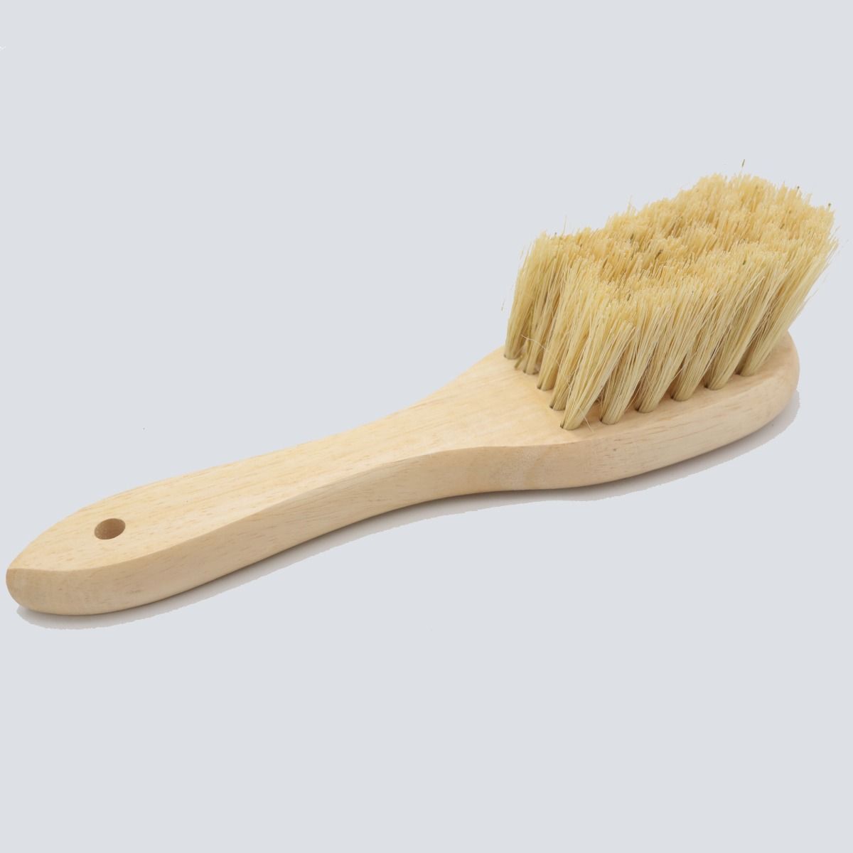 Brusca Per Zoccoli Manico Legno Equityum, Colore: Beige