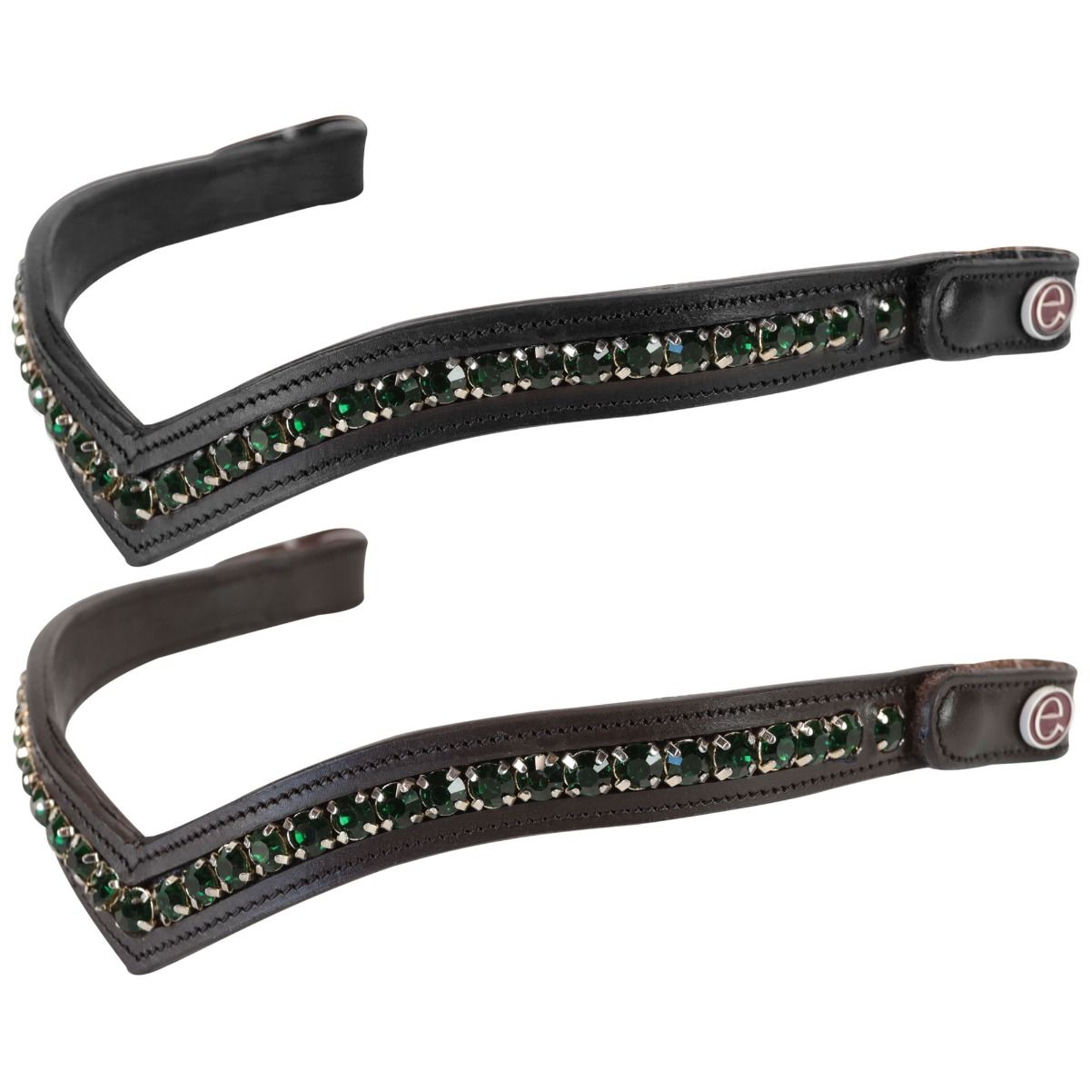 Frontalino Equityum Shaped Emerald Con Bottone