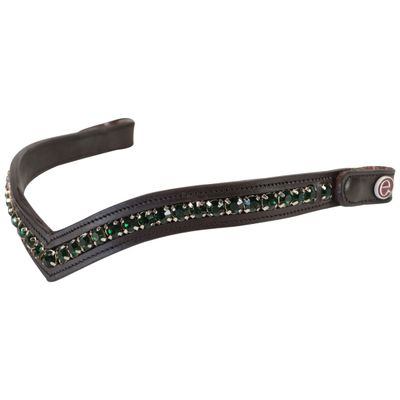 Frontalino Equityum Shaped Emerald Con Bottone